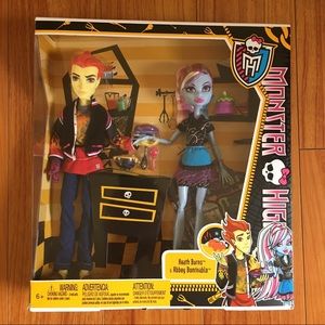 Monster High Abbey and Heath doll set